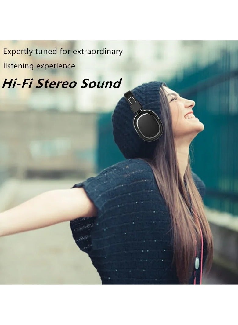 سودو سماعة رأس لاسلكية SODO 1004 قابلة للطي ومتوافقة مع تقنية البلوتوث 5.1، سماعة رأس سلكية لاسلكية مزودة بميكروفون وتدعم TF - Image 5