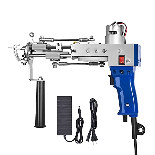 Vehipa Tufting Gun Cut Pile and Loop Pile 2 in 1 Electric Rug Gun Machine Starter Kit for Tufting Lover - Image 1