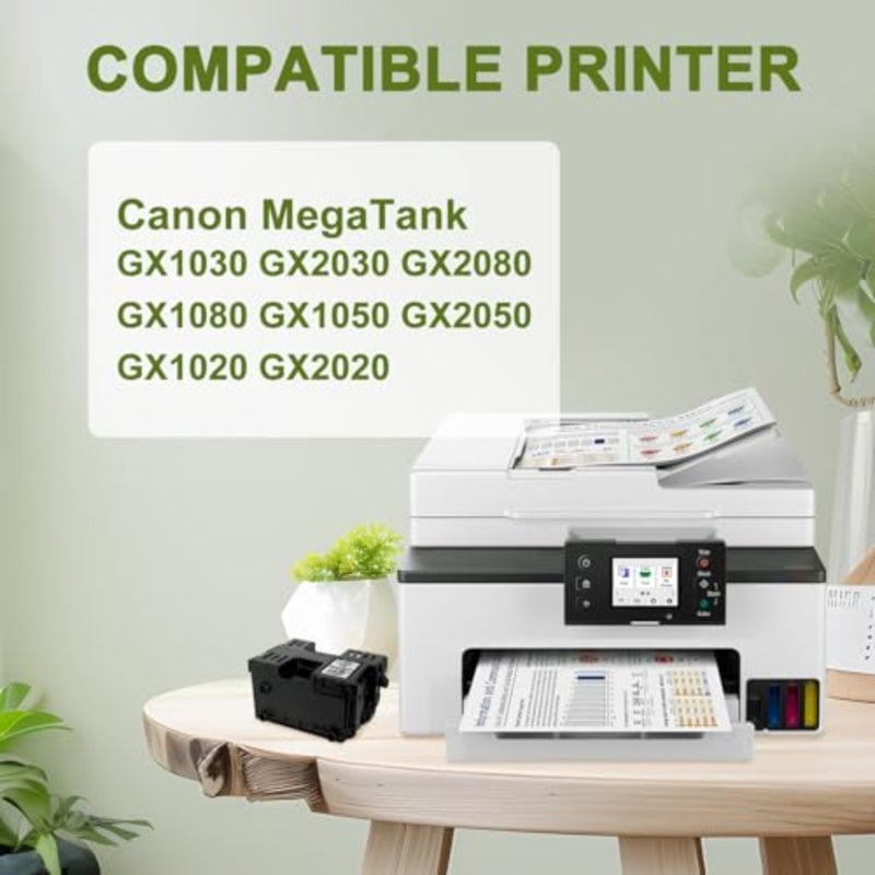 صندوق صيانة Canon MCG05: بلاستيك، أسود، بديل عالي السعة لطابعات GX1030/GX2030/GX2080/GX1080/GX1050/GX2050/GX1020/GX2020 - Image 3