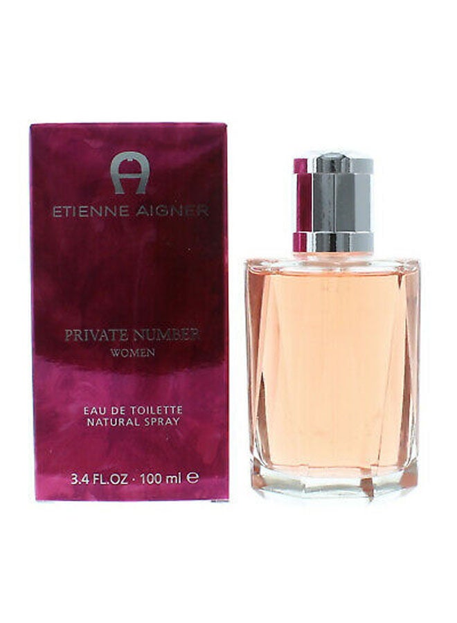 ماء تواليت عطر برايفت نمبر 100ملليلتر