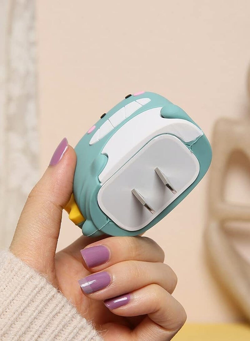 Y&D 3D Cute Cartoon Series Fast Charger Protector for iPhone 18W 20W 14 13 12 11 Pro Max Charging Cable Head Protective Cover Accessory Data Sleeve. - Image 5
