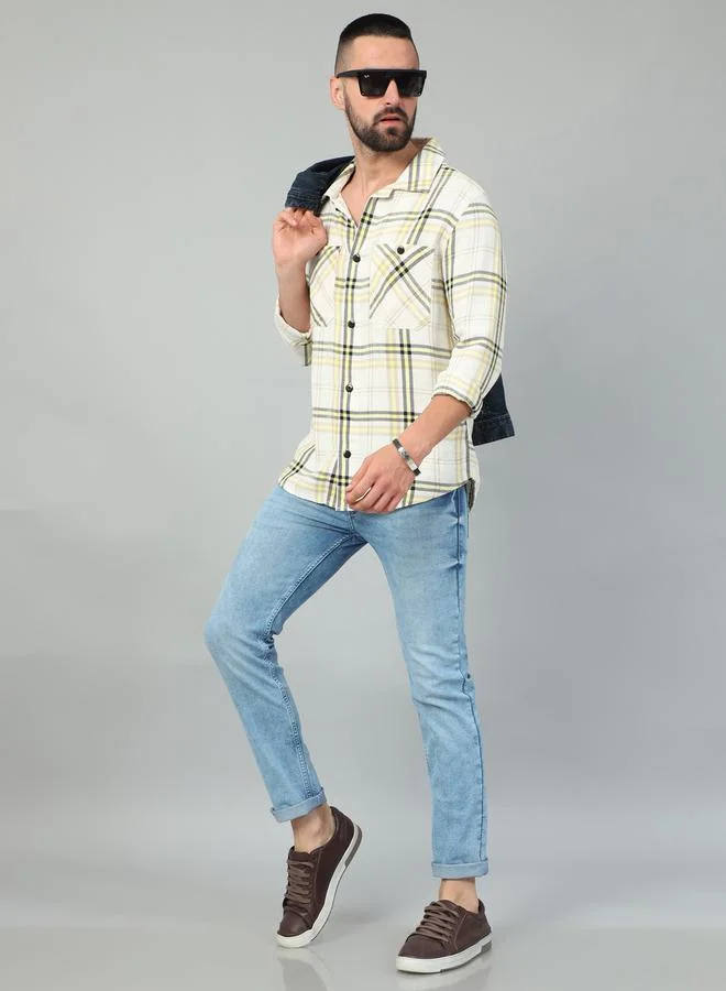 Bushirt Bushirt Mid Rise Regular Fit Faded Jeans