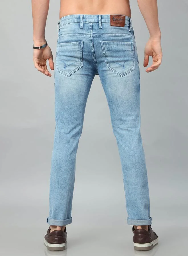 Bushirt Bushirt Mid Rise Regular Fit Faded Jeans