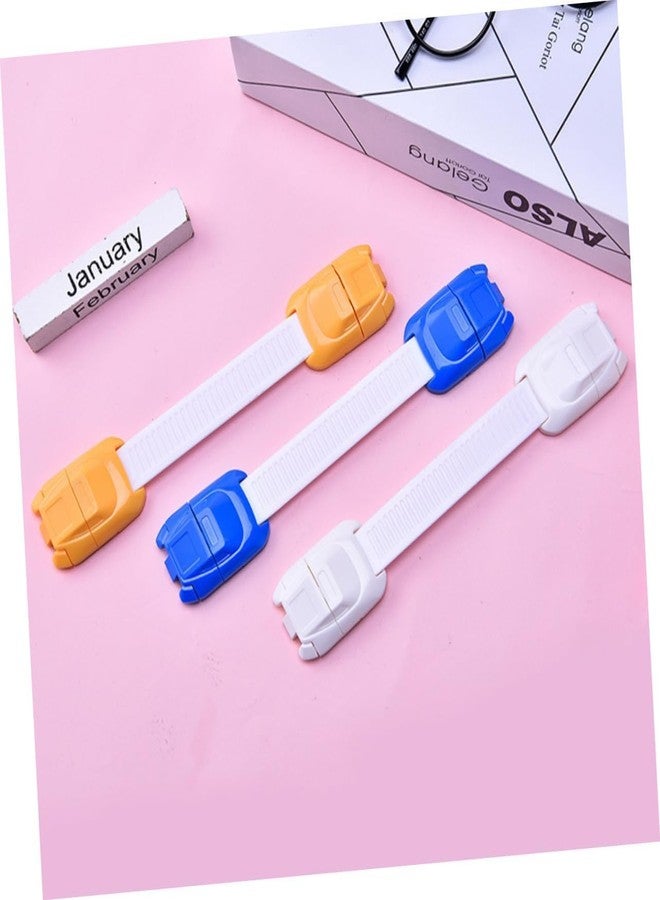 Prostuff.in Cabinet Locks for Babies Child Safety Strap Locks No Drill Multi-Use Adhesive Straps Locks Latches Baby Proofing Cabinet Locks for Furniture Kitchen Drawer Door Fridge Oven Toilet ,Green 2 Pcs - Image 3