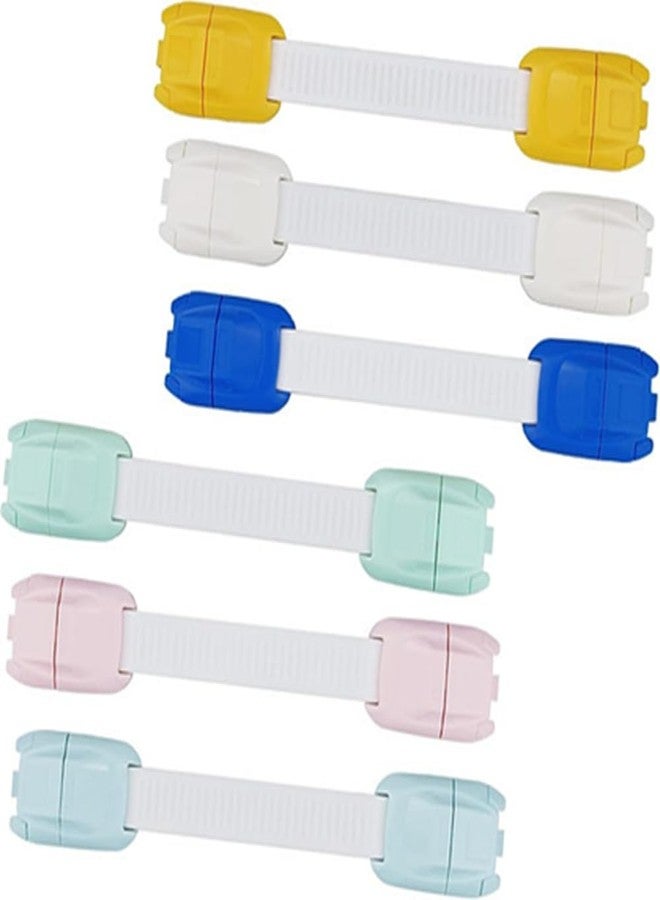 Prostuff.in Cabinet Locks for Babies Child Safety Strap Locks No Drill Multi-Use Adhesive Straps Locks Latches Baby Proofing Cabinet Locks for Furniture Kitchen Drawer Door Fridge Oven Toilet ,Green 2 Pcs - Image 1
