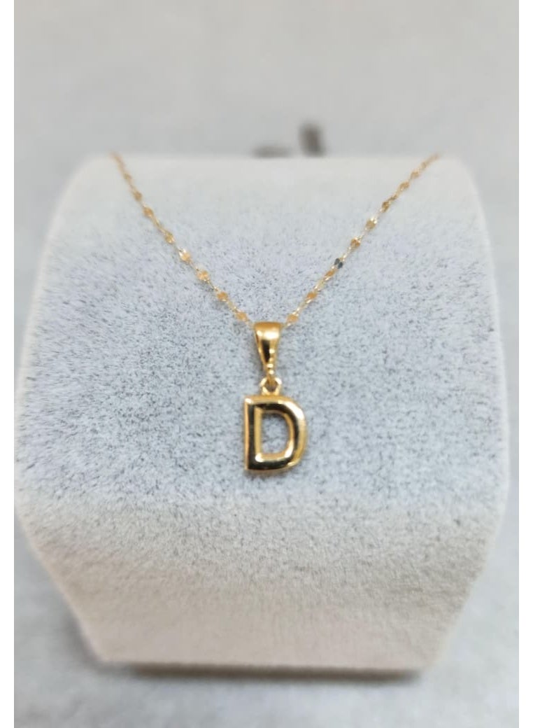 روبي آرت الذهب قلادة من الذهب الخالص عيار 18 قيراطًا للنساء - لمعان فاخر وتصميم أنيق - 0.54 جرام - Image 2