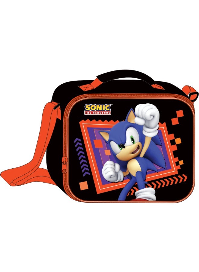 Sega Sonic 5 in 1 Value Pack (16" Trolley Bag with Lunch Box, Lunch bag, Water Bottle and Pencil Case) - Image 4