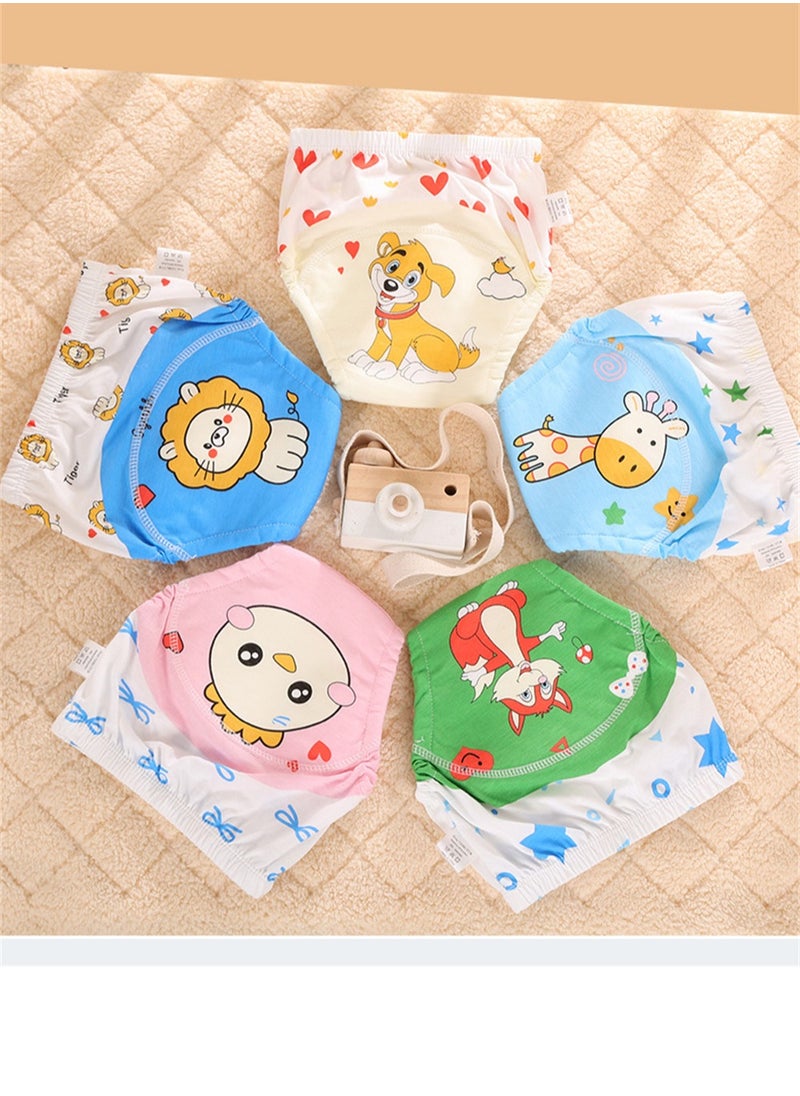 Loquat 5PCS Baby Reusable Cloth Diaper 