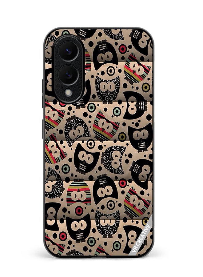 VR CREATIVE Protective Case Cover For Samsung Galaxy S25 Edge Mix Cartoons Design Multicolour