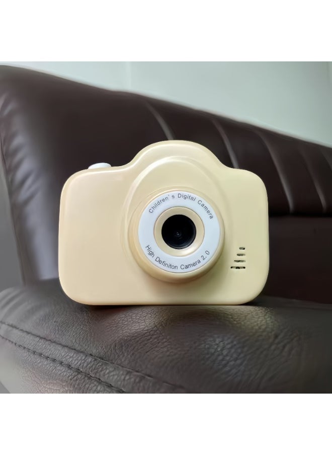 Generic HD Dual-Camera Digital Camera, 1080P Children's Digital Camera, with 40 Megapixels, 32GB Memory Card, 4x Zoom, MP3 Function, Multiple Games, Suitable for Girls, Boys, Teenagers, Students, Yellow  - Image 1