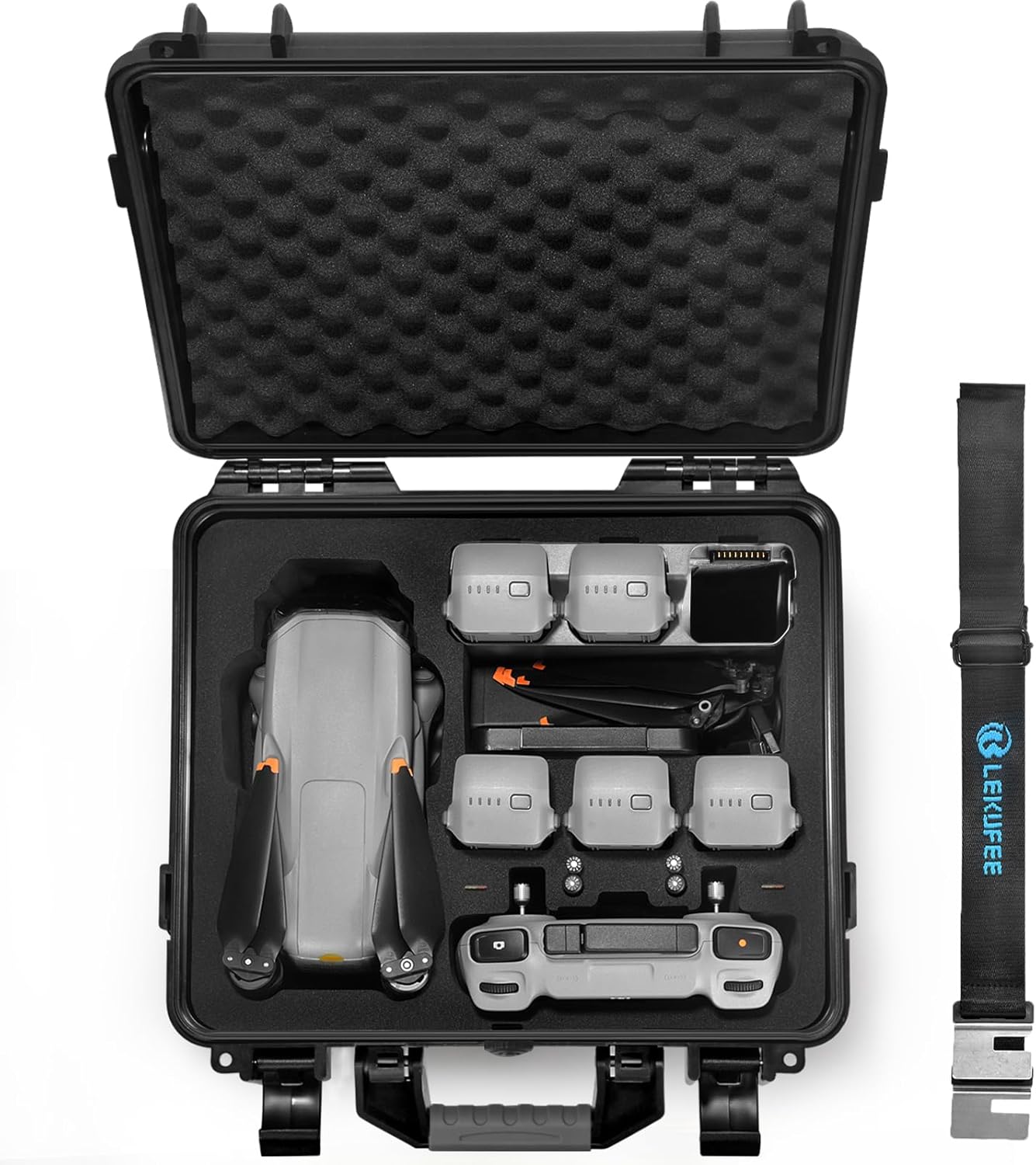Lekufee Lekufee Waterproof Hard Case With Dji Air 3s Air 3
