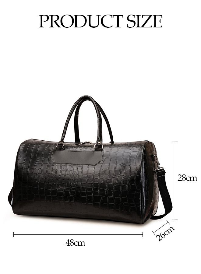 DUNISO Travel Duffel Bag Luggage Collection Business Travel Suitcase  Weekender Overnight Bag Large Carry On Airport Bag for Travel Business Trips Sports Duffel Bag Gym Sports Luggage Bags - Image 4