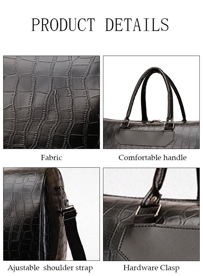 DUNISO Travel Duffel Bag Luggage Collection Business Travel Suitcase  Weekender Overnight Bag Large Carry On Airport Bag for Travel Business Trips Sports Duffel Bag Gym Sports Luggage Bags - Image 2