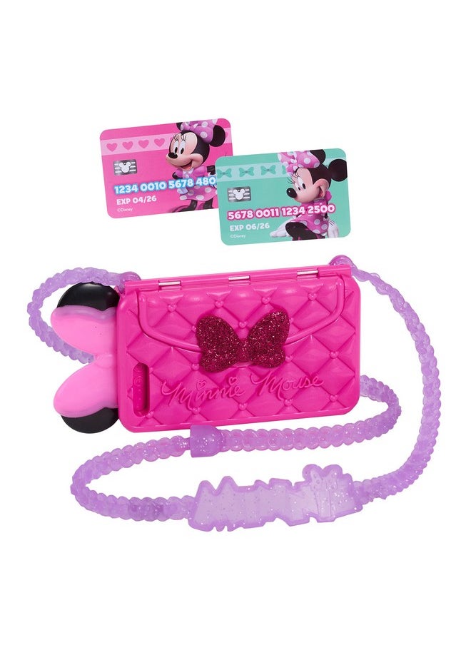 Minnie Disney Junior Minnie Mouse Chat With Me Pretend Play Cell Phone Set, Lights And Sounds, Officially Licensed Kids Toys For Ages 3 Up By Just Play  - Image 5