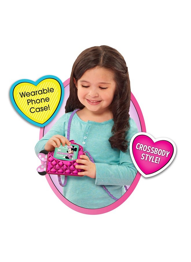 Minnie Disney Junior Minnie Mouse Chat With Me Pretend Play Cell Phone Set, Lights And Sounds, Officially Licensed Kids Toys For Ages 3 Up By Just Play  - Image 2
