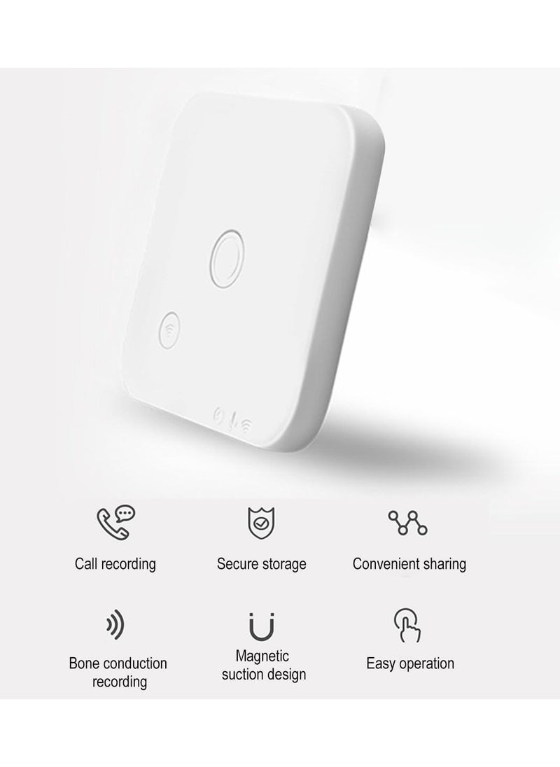 Generic - Smart Voice Recorder Voice Activated Recorder With App Microfono Espia Phone Recording Device Bone Conduction Sensing Recording Wireless Data Transmission For Meeting Lectures Interview. - Image 1