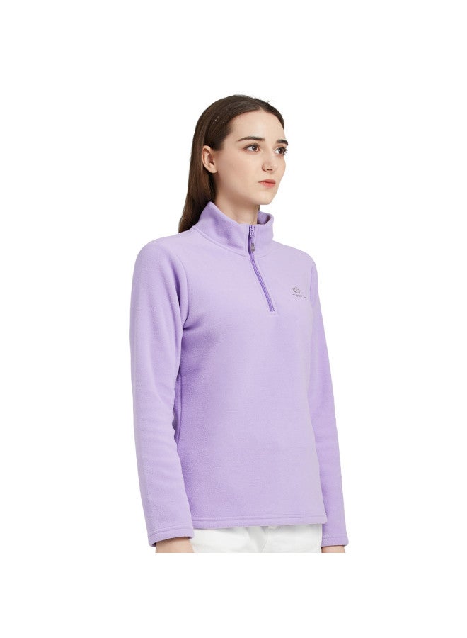 سترة خارجية من الف fleece للنساء، مريحة ولطيفة على البشرة، قمة طويلة الأكمام بتصميم عصري وأنيق لفصول الربيع والخريف والشتاء لتوفير الدفء في الطقس البارد - Image 4