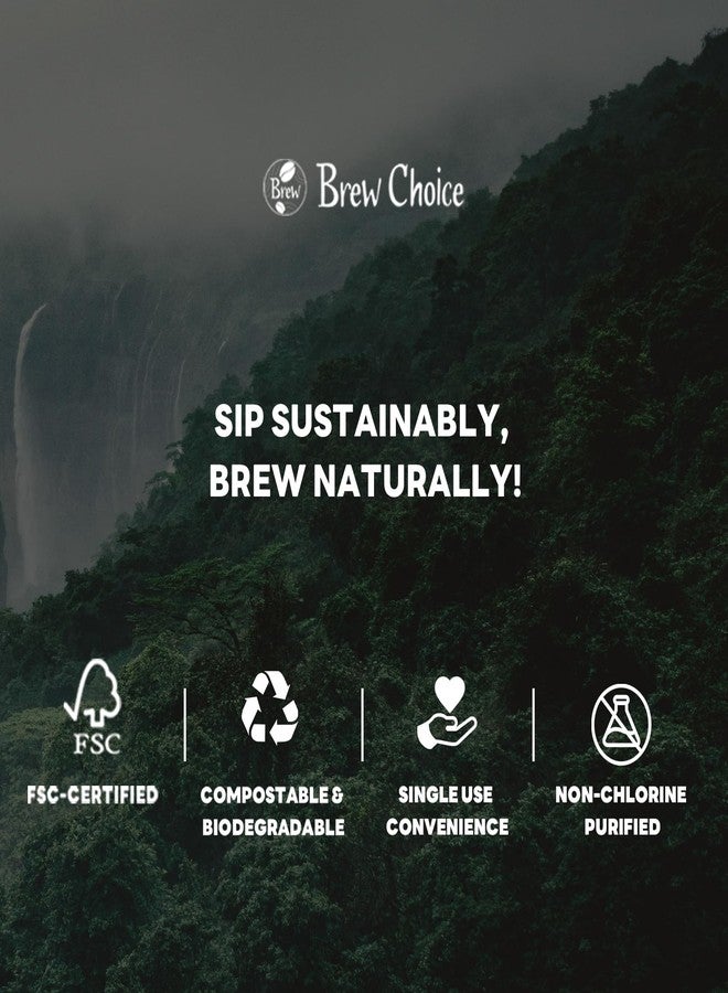 Brew Choice Pre-folded Cone Coffee Filters - 50 Pack, Upgraded 30% Natural Thicker Paper for Pure Taste, Compatible with CHEMEX Pour-Over Coffee Makers - Image 5