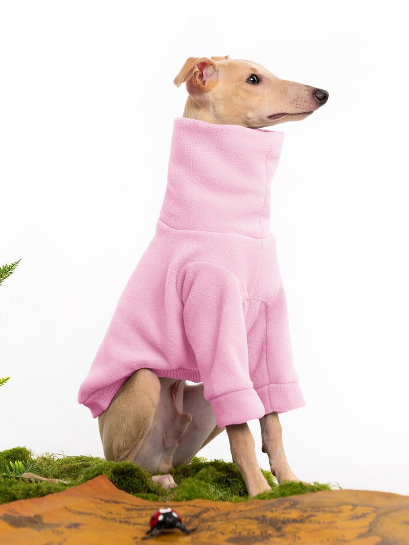 Haloumoning Dog Fleece Sweater Turtleneck Long Sleeve Pullover Sweatshirt Warm Puppy Clothes for Small Medium Dogs - Image 4