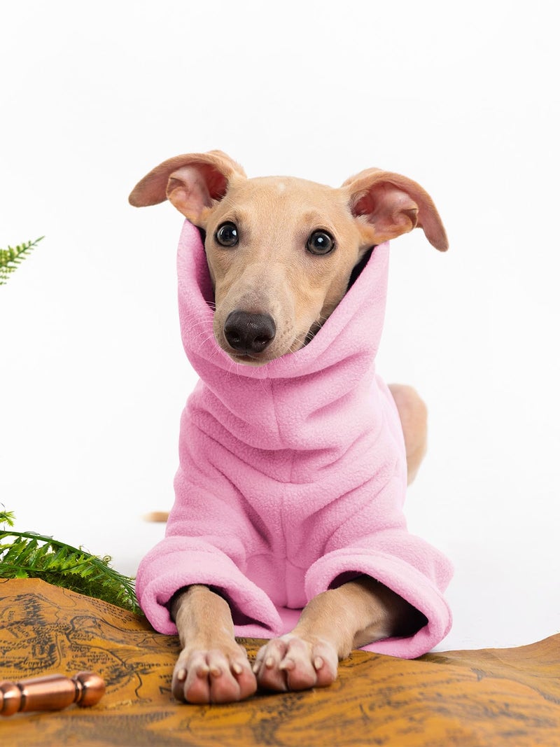 Haloumoning Dog Fleece Sweater Turtleneck Long Sleeve Pullover Sweatshirt Warm Puppy Clothes for Small Medium Dogs - Image 5