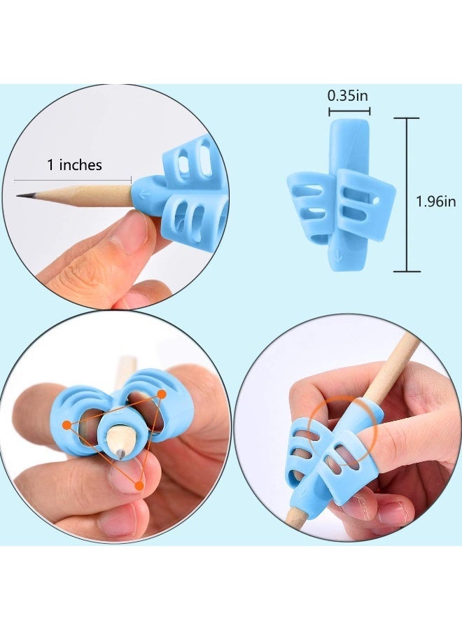 5PCS Pencil Grips for Kids & Adults – Handwriting Aid, Posture Correction, Training Tool for Toddlers, Preschoolers, Students, Left & Right Handed - Image 4