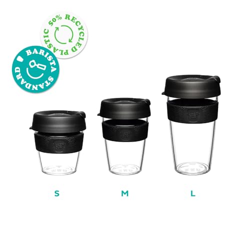 KeepCup Original, Lightweight Plastic Reusable Coffee Cup with Splashproof Sipper Lid - Large 16oz/454ml - Moonshine - Image 5