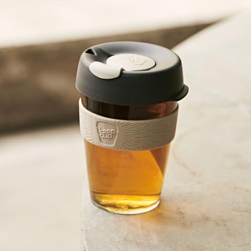 KeepCup Original, Lightweight Plastic Reusable Coffee Cup with Splashproof Sipper Lid - Large 16oz/454ml - Moonshine - Image 2