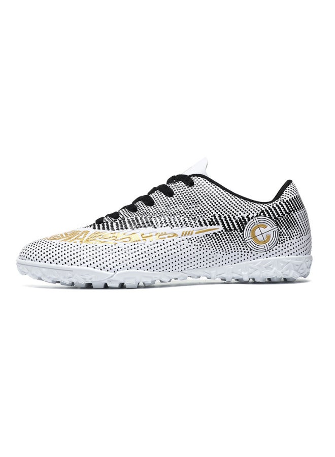 Low-cut Soccer Shoes With C-mark Long Studs, Compeion Shoes For Professional Students, Teenagers, And Children Training Shoes