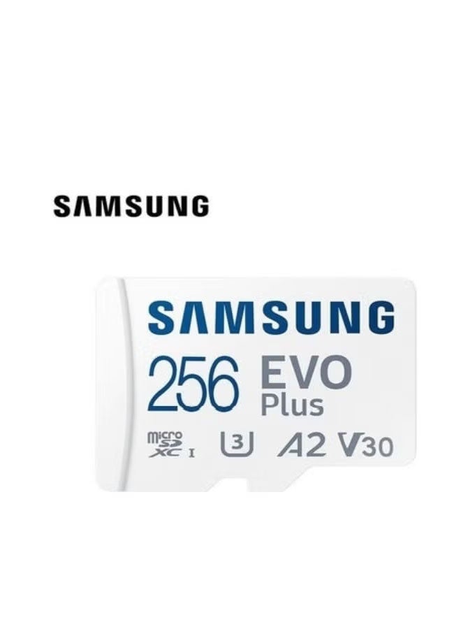 Samsung EVO Plus 256GB SD Card with Adaptor Micro Sd Card Memory Card Up to 130MB/s Expanded Storage For PS5 PS4 Switch Gaming Tablets Smart Phones Camera Security Camera GoPro Done Dash Cam 256 GB - Image 1