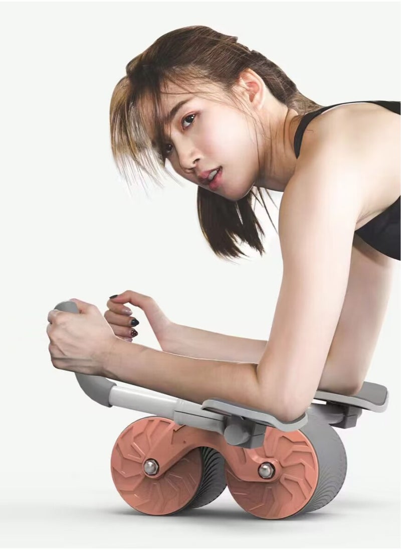 Sky Land - Compact Walking Pad Treadmill for Home & Office | Ultra Slim, Portable, Bluetooth, Remote Control, LED Display, Quiet Running Machines + Free Ab Roller with Automatic Rebound & Elbow Support – Core Strength Trainer - Image 1