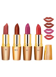 G4U Volo Creamy Matte Lipsticks For Women (4 Pcs Set)20Jan2022A17  - Image 1