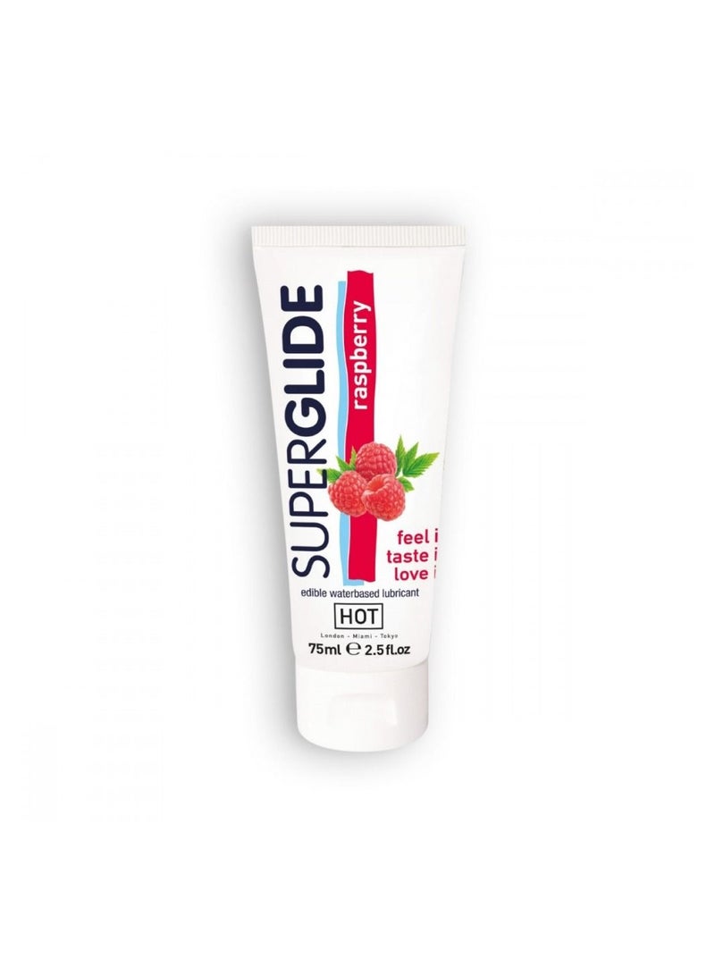 HOT Superglide Healthy Water Based Lubricant With Berry Flavor - 75 ml