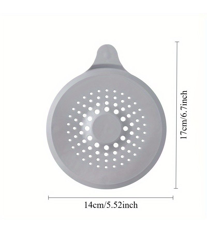 Multi Function Hair Catcher Black For Unblocked Drains Easy Clean Long Lasting Kitchen And Bathroom Strainer - Image 4
