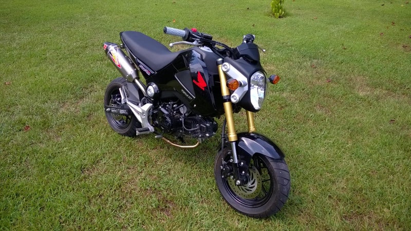 Mokuo Motorcycle Fairing Kits Compatible with Honda Grom MSX 125 2013-2016,Black Color - Image 4