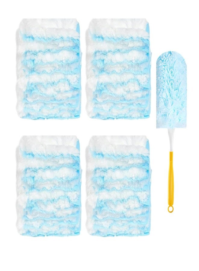 PEACHICHA 360 Degree Dusters Refills,Heavy Duty Duster Refills, Disposable Replacement Head for Cleaning, Multi Surface Refills, 30 Count Blue - Image 1