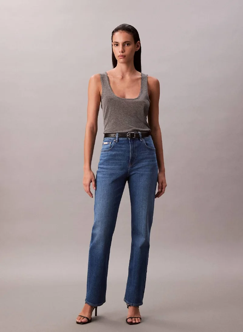 Calvin Klein Jeans High Rise Straight Jeans