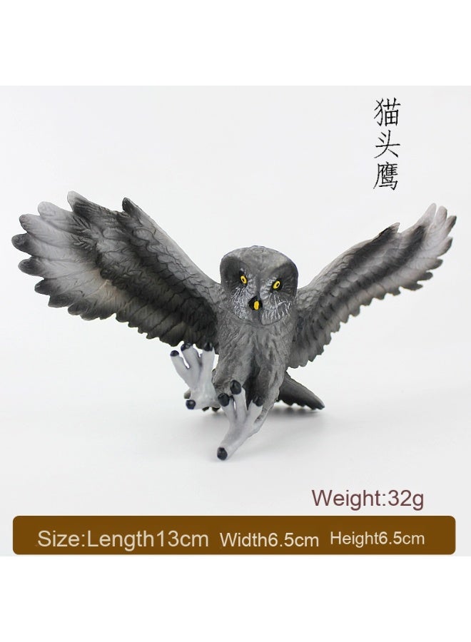 NIBEMINENT Realistic Wildlife Model - Eagle and Snowy Owl Collectible Toys