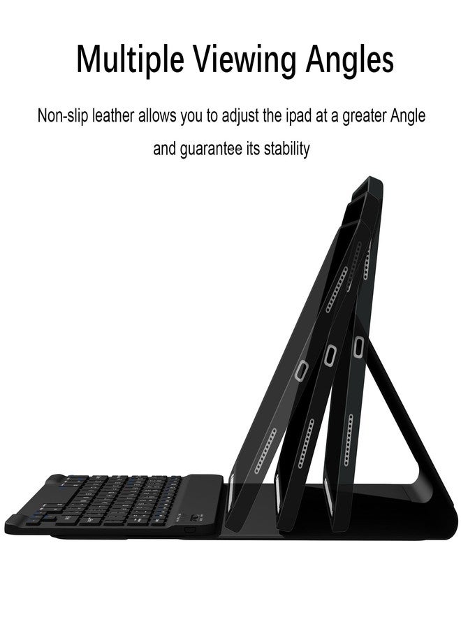 Divufus Keyboard Case for iPad 11th Generation (A16) 2025, for iPad 10th Generation 2022 [Magnetic Detachable Wireless Keyboard][Support 3 System] Folio Case with Pencil Holder, Black - Image 4