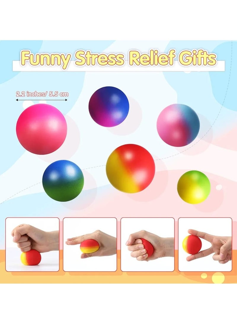 عبوة من 50 كرة مطاطية نابضة عالية الارتداد – كرات ملونة للأطفال، هدايا حفلات، مكافآت الصف، وألعاب خارجية ممتعة - Image 2