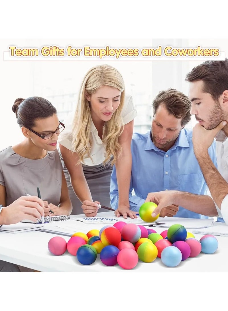 عبوة من 50 كرة مطاطية نابضة عالية الارتداد – كرات ملونة للأطفال، هدايا حفلات، مكافآت الصف، وألعاب خارجية ممتعة - Image 3