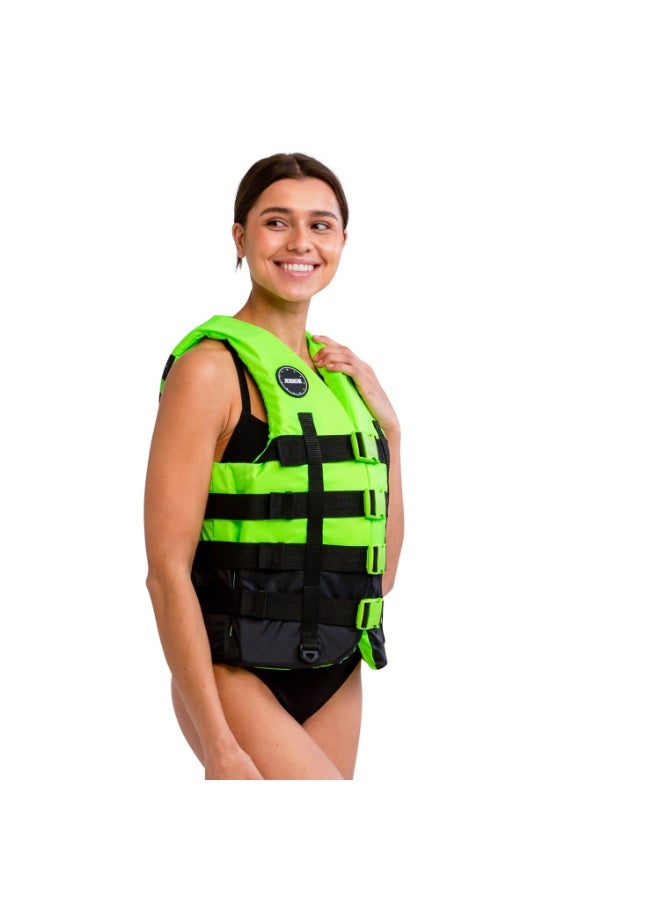 Jobe 4 Buckle Vest Lime - Image 1