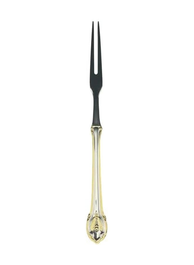 Wallace Napoleon Bee Gold Accent Food Pick, 5-1/8-Inch, Silver - Image 1