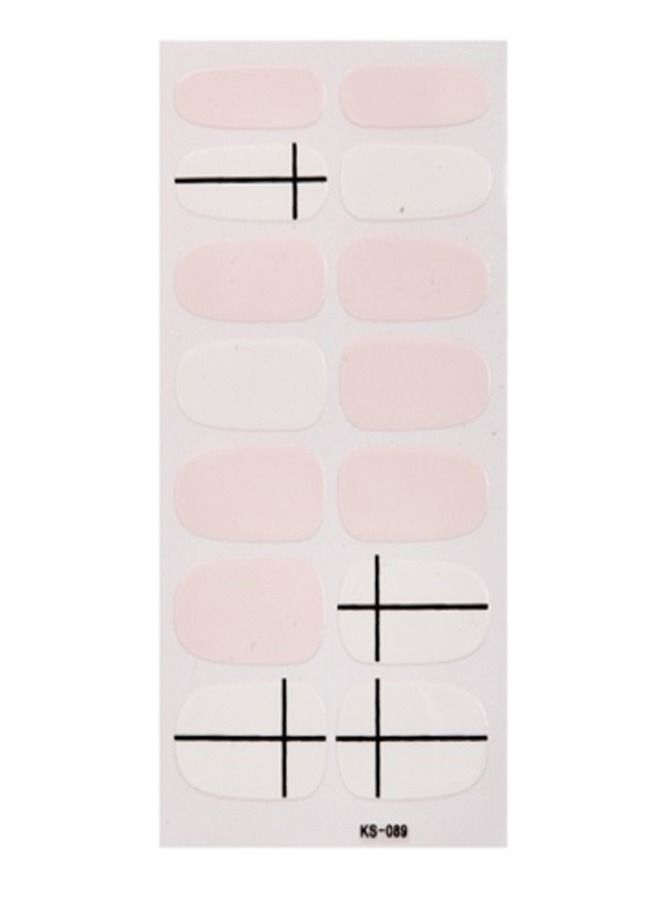 14-Pieces False Nails Sticker