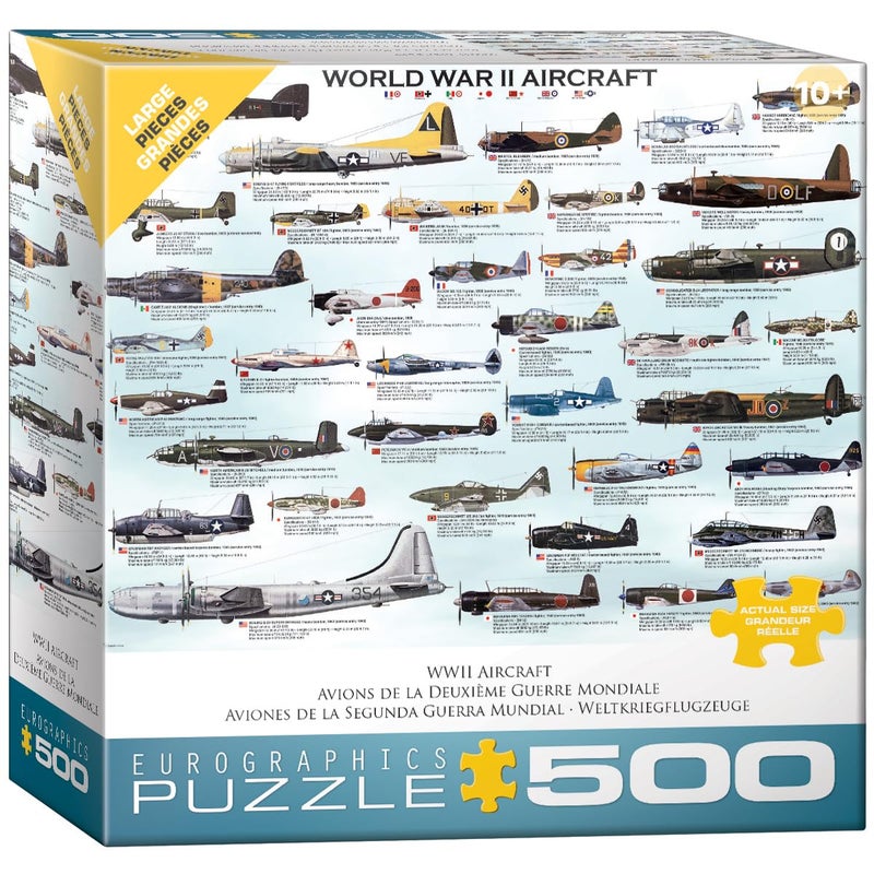 eurographics World War II Aircraft Puzzle 500Piece