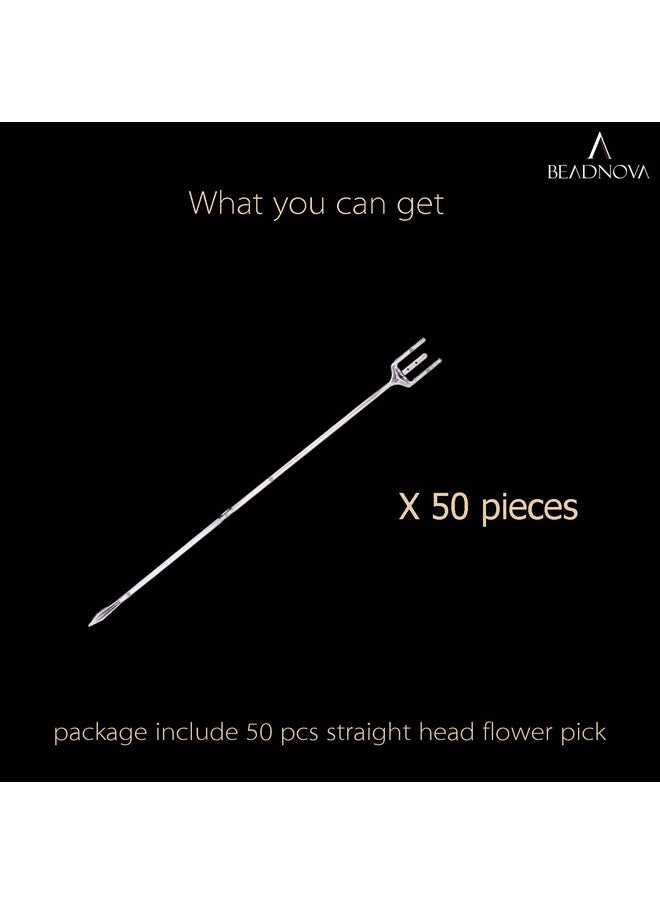 Floral Pick Card Holder 50Pcs 9Inch Plastic Straight Head Flower Pick Card Holder For Floral Arrangement Bouquet Wedding Decoration (Fork Shape Head) - pzsku/Z6D8BE15BF558CE0781EBZ/45/_/1724479715/1add93b2-f5d7-404b-9428-968f4d122e71