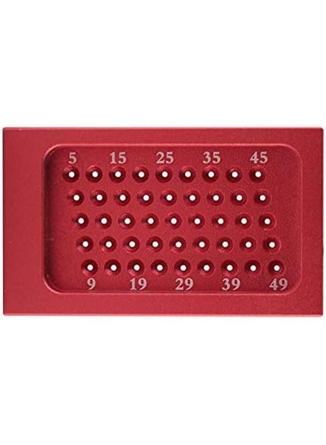 Aluminum Alloy T Type Scribe Mark Tool Rustproof Red for Woodworking Projects - Image 5