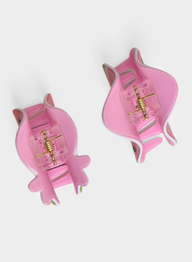 Mi Arcus Pink Fruit Pattern Cluture for Girls (Pack of 2) - Image 3