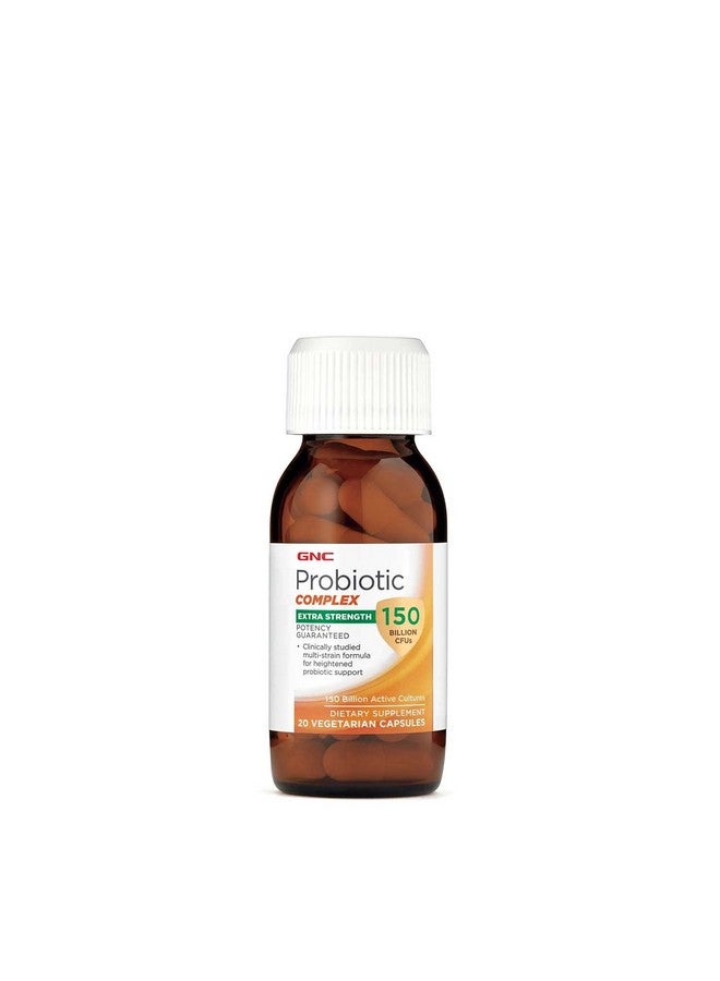 GNC Probiotic Complex Extra Strength with 150 Billion CFUs, 20 Capsules, Daily Probiotic Support - Image 3