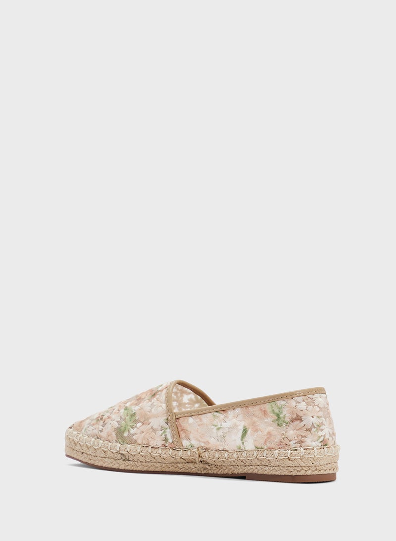 ELLA Floral Mesh Espadrille  - Image 2