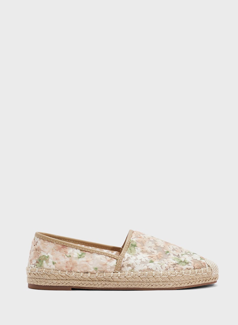 ELLA Floral Mesh Espadrille  - Image 1